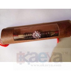 OkaeYa.com Beautiful Flower Type Rakhi for Brother