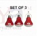 OkaeYa Rock Light RL81 Rechargeable 40 Watt LED Light AC/DC (Color May Vary) (Set OF 3)