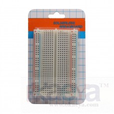 OkaeYa 400 Tie-points Solderless Prototype Breadboard for Arduino Raspberry Pi