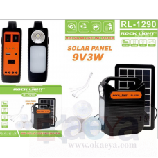 OkaeYa Rock Light RL-1290 Solar Panel 9V3W 