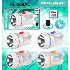 OkaeYa Rock Light RL-269AC 15 Watt Laser + 15 SMD Emergency Light with Heavy Battery Backup