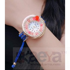 OkaeYa Blue color Bracelet Watch For Girls