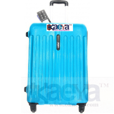 OkaeYa Safari Poly-carbonate 4 wheel Trolley Luggage (DELTA DAZZLING BLUE_65) 