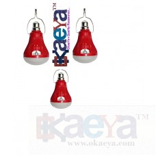 OkaeYa Rock Light RL81 Rechargeable 40 Watt LED Light AC/DC (Color May Vary) (Set OF 3)