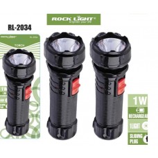 OkaeYa Rock Light RL-2034 1 Watt Recharable Torch