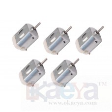 OkaeYa 5 pcs Small DC Motor 6v, High-speed, for RC Toys and RC Cars (SM-100)